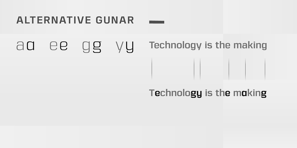 5 variations of numerals, manually edited kerning and Opentype features.