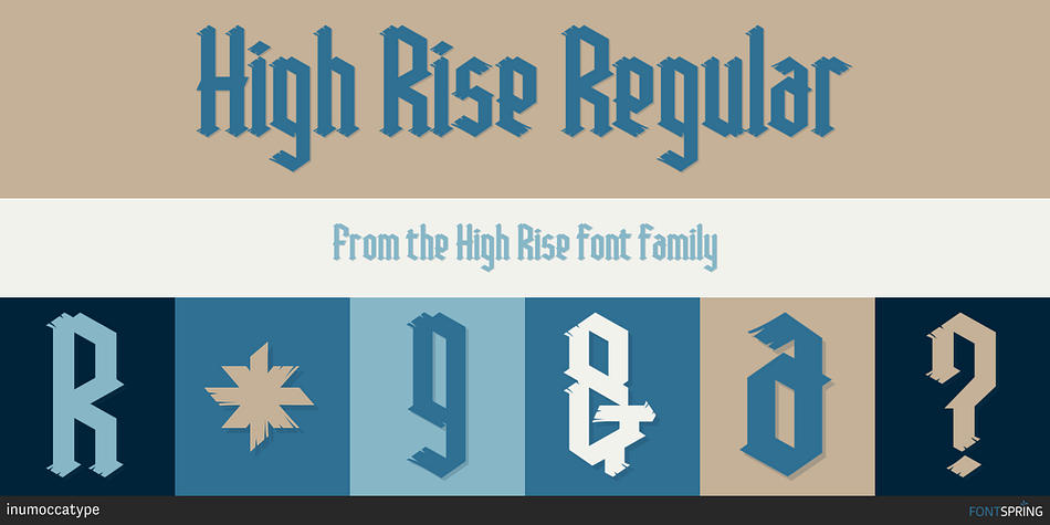 High Rise Regular Font