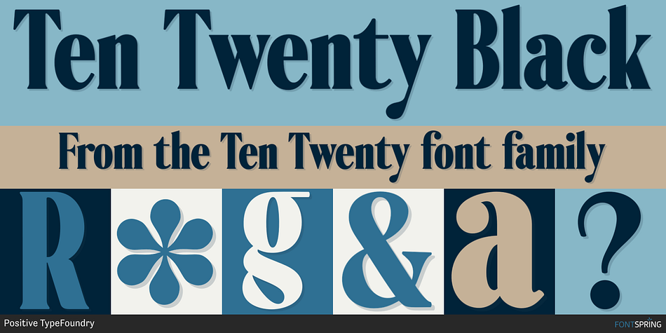 Ten Twenty Black Font