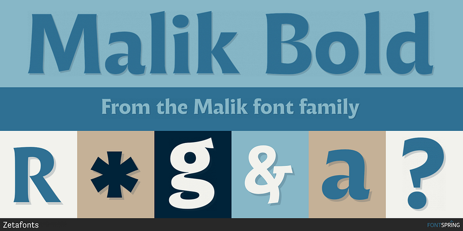 Malik Bold Font