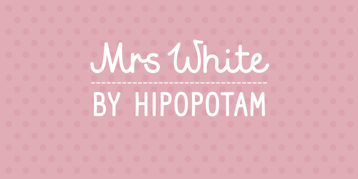 Displaying the beauty and characteristics of the Mrs White font family.
