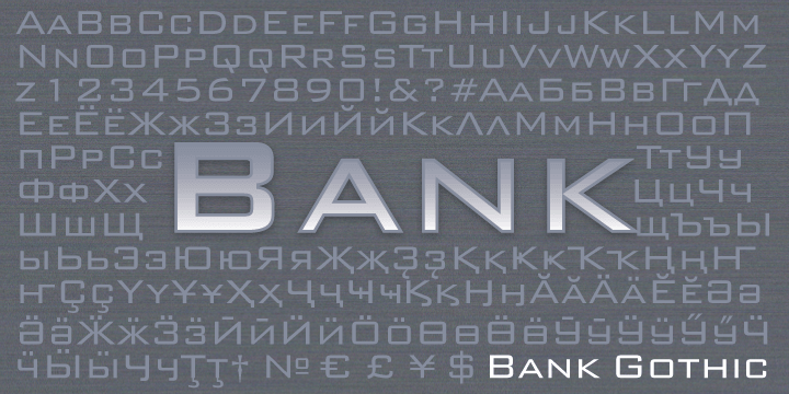 Bank Gothic Pro Family Fonts, 46% OFF | www.yakimankagbu.ru