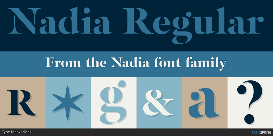 Nadia Regular Font
