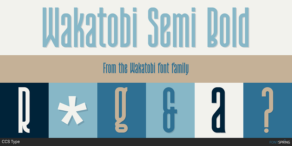 Wakatobi Semi Bold Font