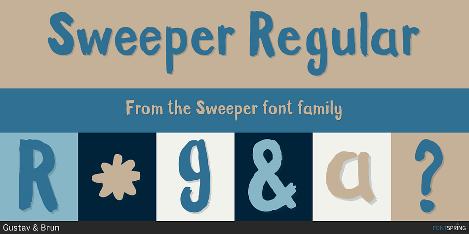 Sweeper Regular Font