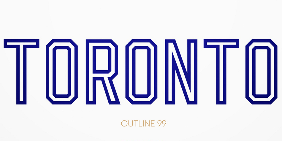 TORONTO DISPLAY FONT