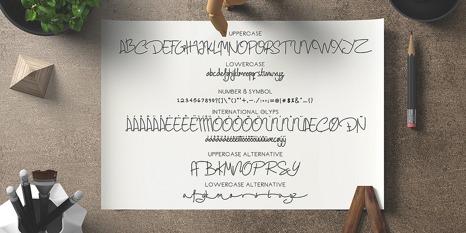 The Geovana font is a hand drawn font by madeDeduk.