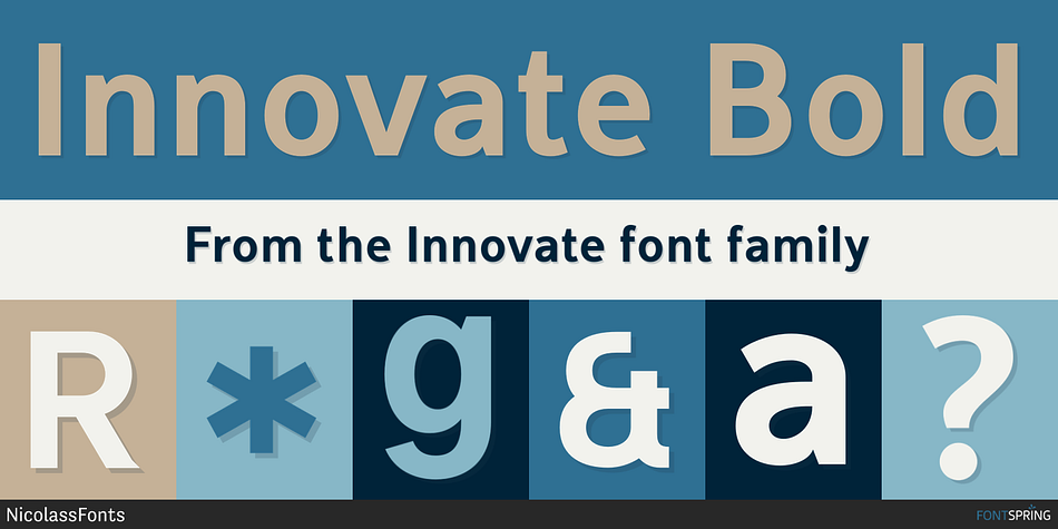 Innovate Bold Font