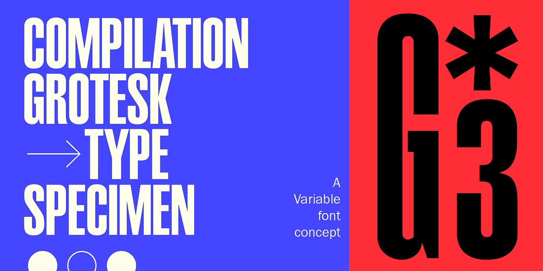 RT Compilation Grotesk Font Poster