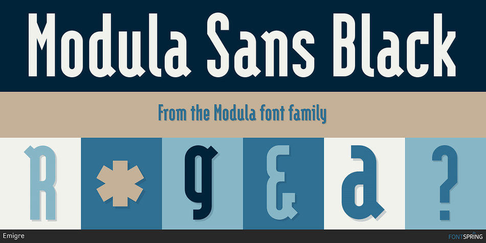 Modula Sans Font