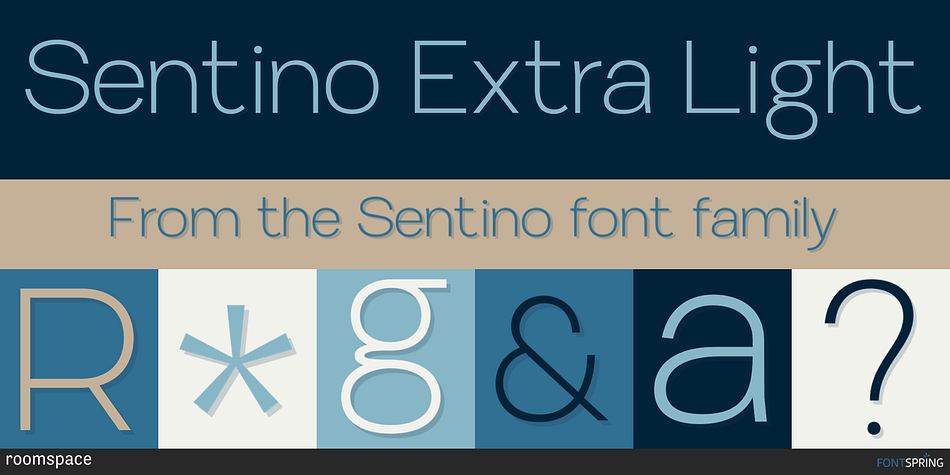 Sentino Extra Light Font