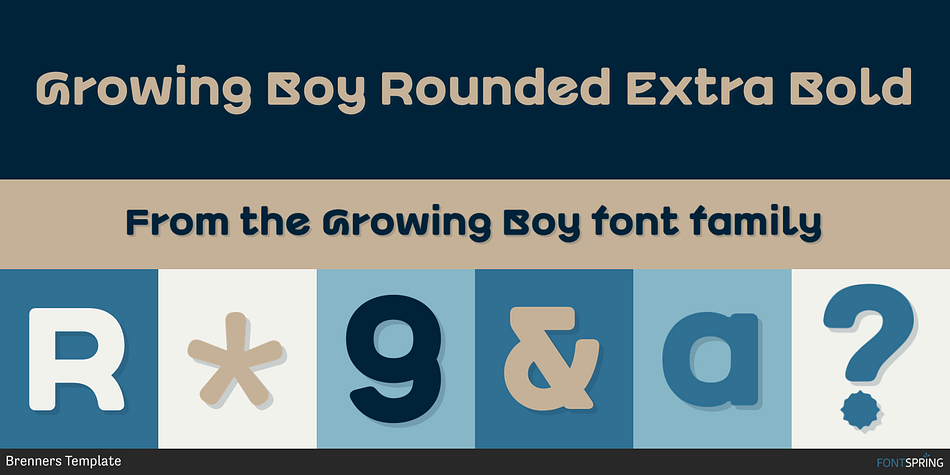 Growing Boy Rounded Extra Bold Font