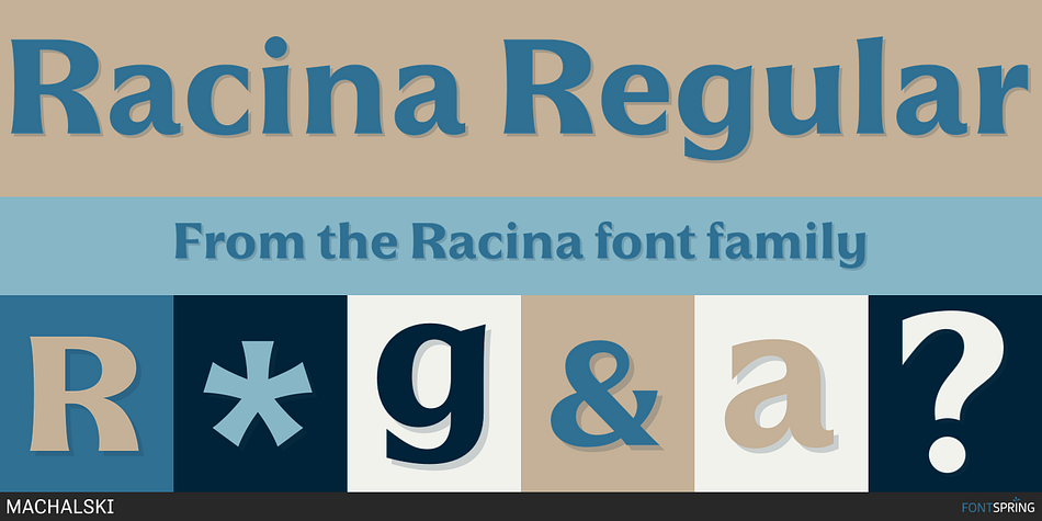 Racina Regular Font