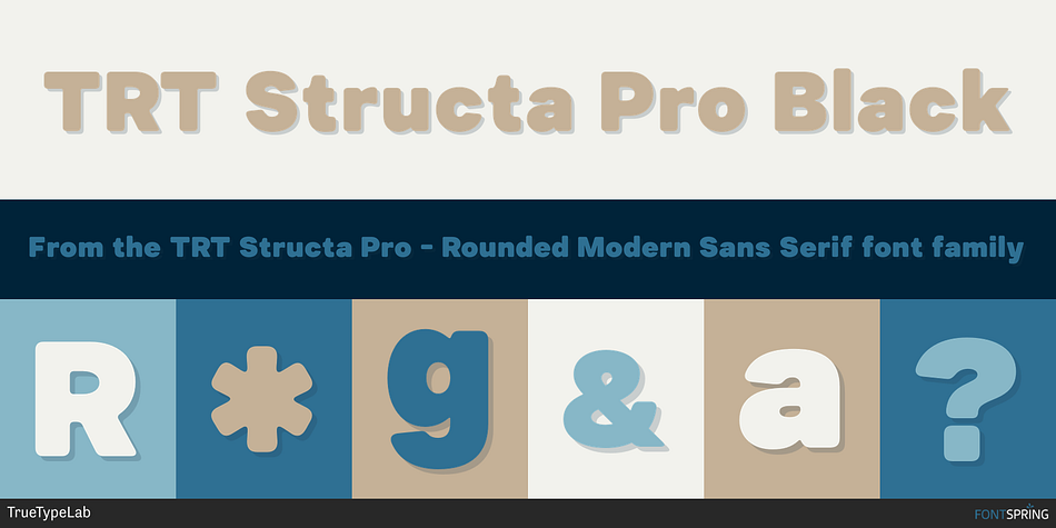 TRT Structa Pro Black Font