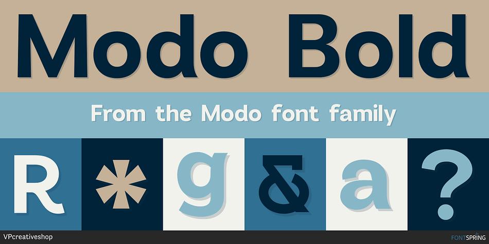 Modo Bold Font