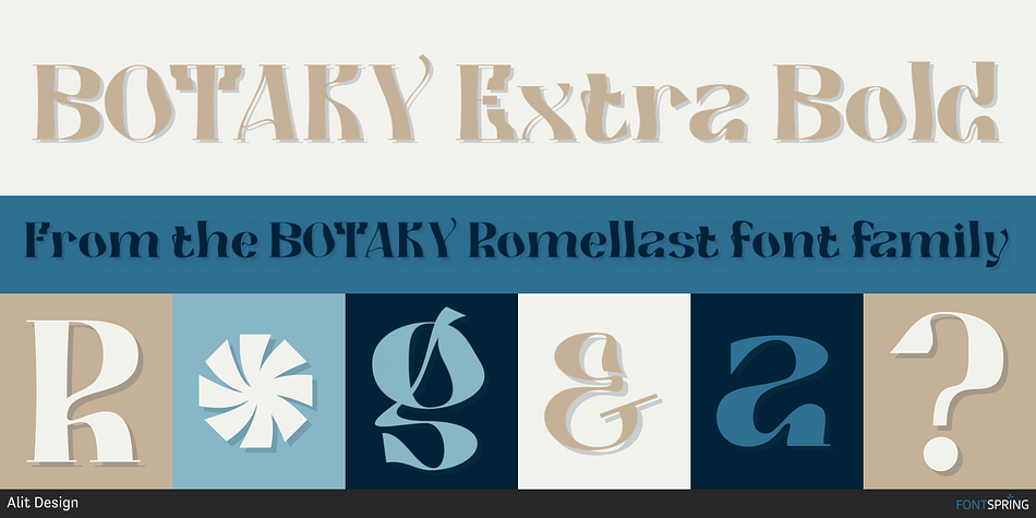 BOTAKY Extra Bold Font