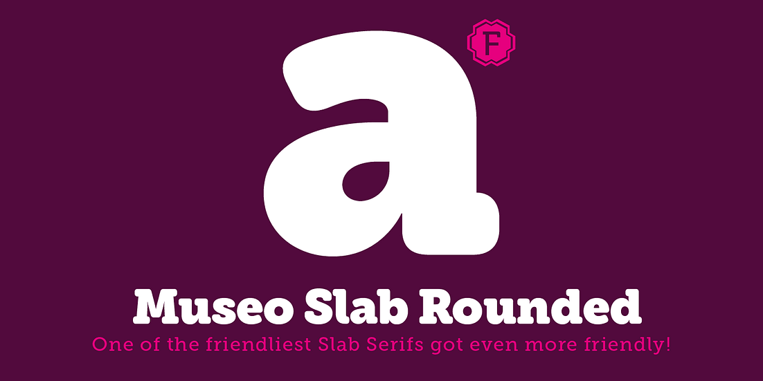 Museo Slab Rounded Font Poster