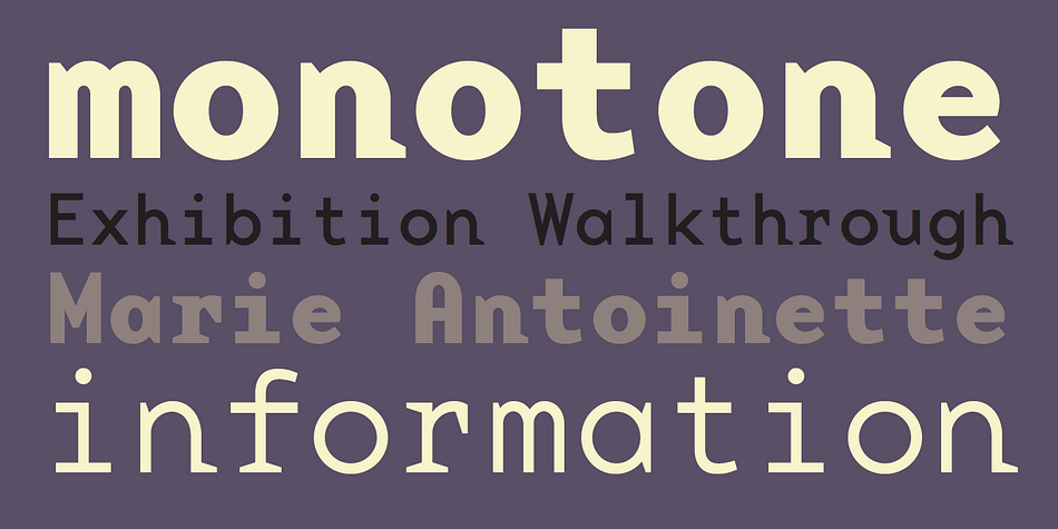 Base Monospace font family sample image.