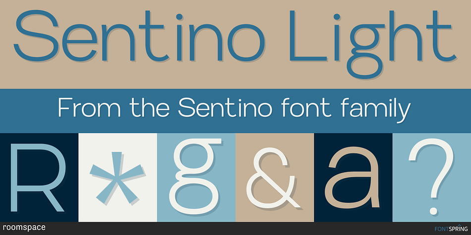 Sentino Light Font