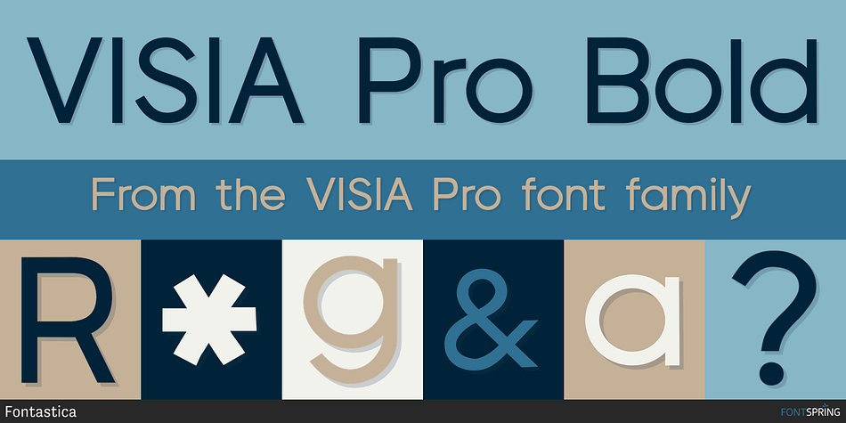 VISIA Pro Bold Font