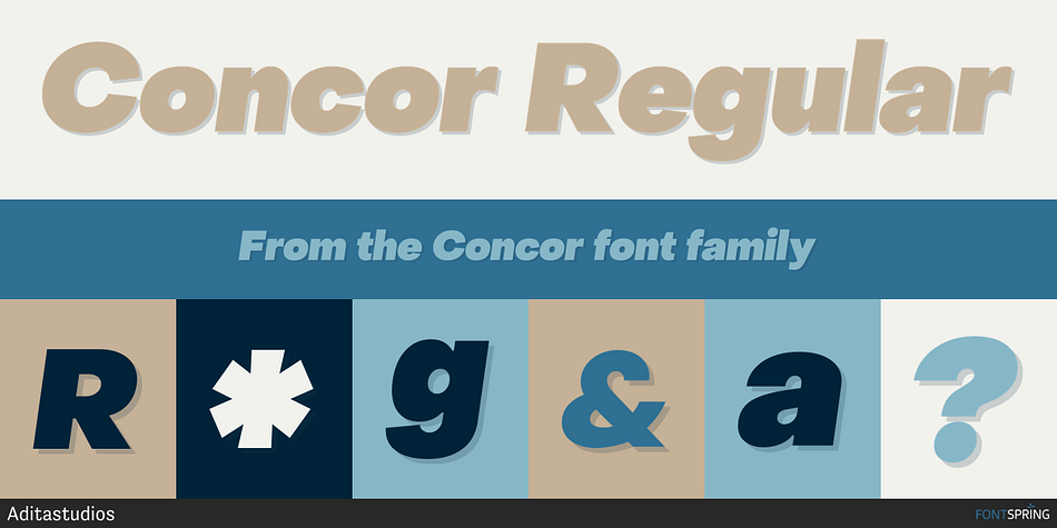 Concor Regular Font