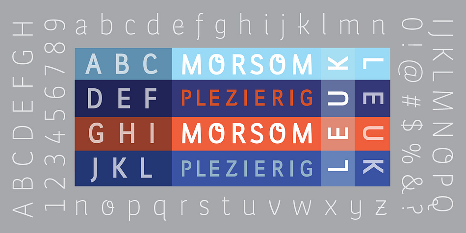 Highlighting the Leuk font family.