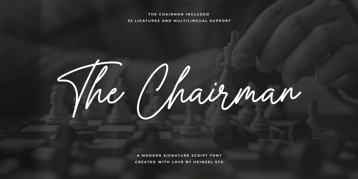 The Chairman Font