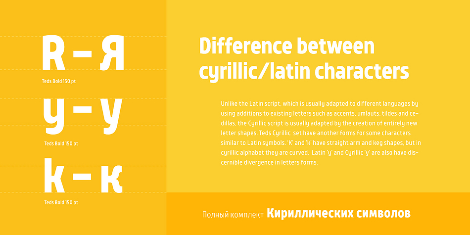 Emphasizing the popular TT Teds font family.