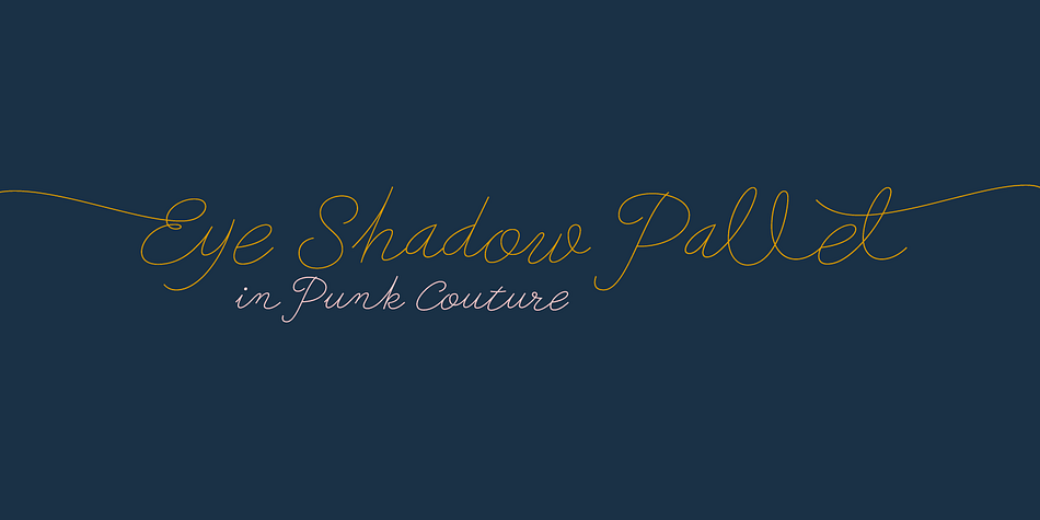 Both Linear and Contrast come in 5 weights plus Ornaments, which can be used as initial and terminal forms since they have been designed for connecting with each letter.