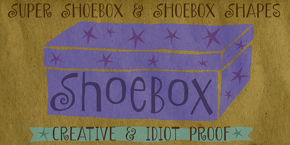 Highlighting the Shoebox font family.