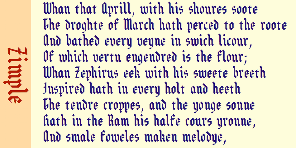 Zimple Font