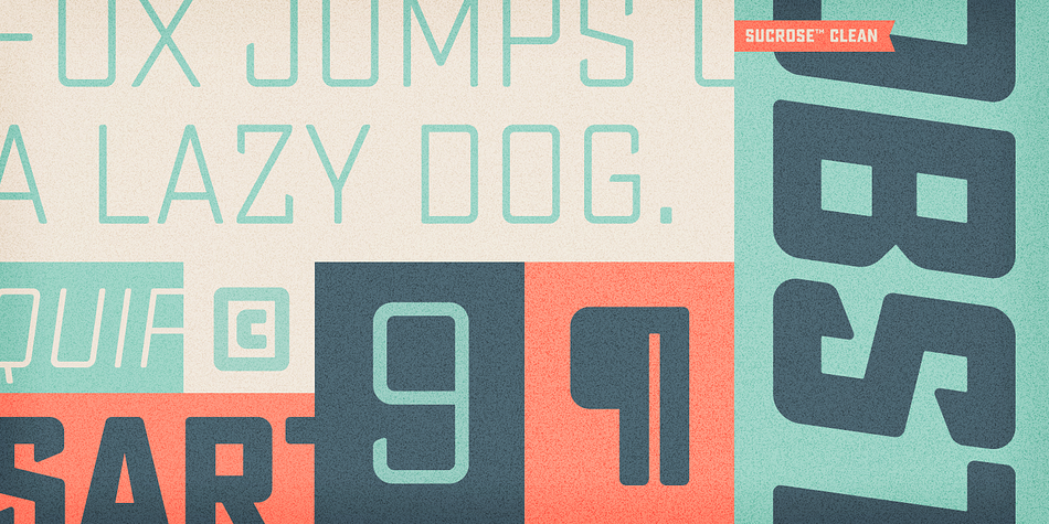 Emphasizing the popular Sucrose font family.
