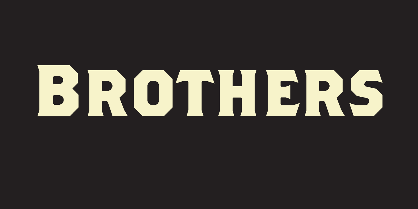 Brothers Font