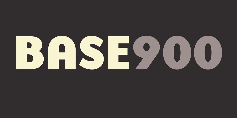 Displaying the beauty and characteristics of the Base 900 font family.