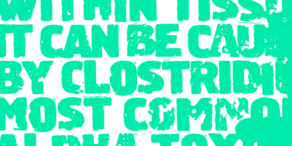 To complement the font Gangrena has a set of six different brushes.