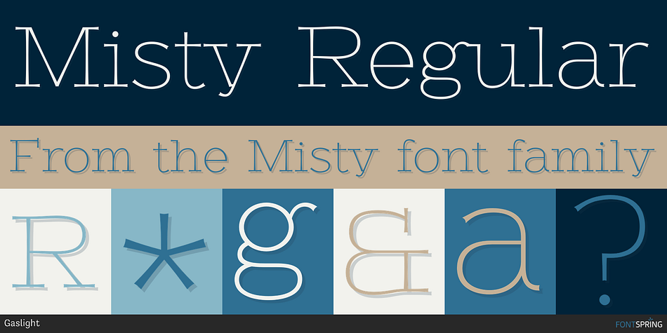 Misty Regular Font