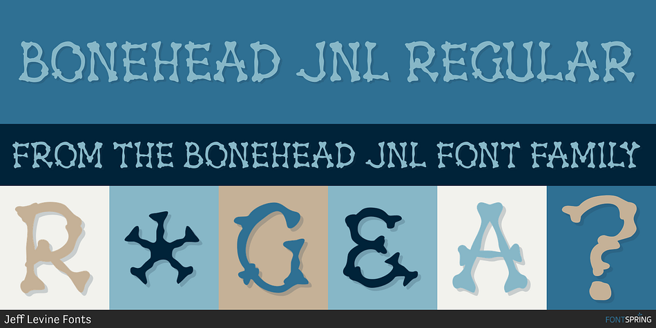 Bonehead JNL Regular Font