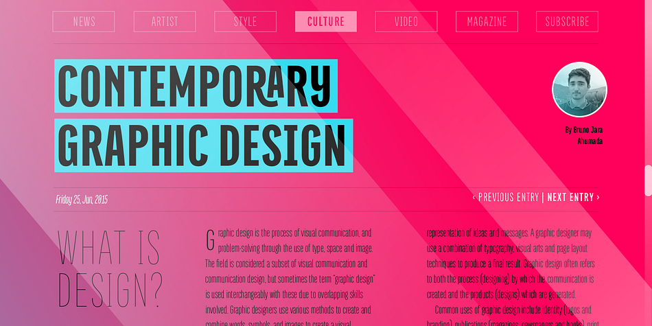 Designed by Latinotype Team, Titular is a display sans font family.