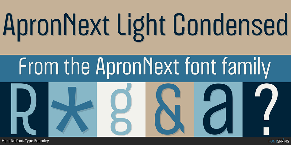 ApronNext Light Condensed Font