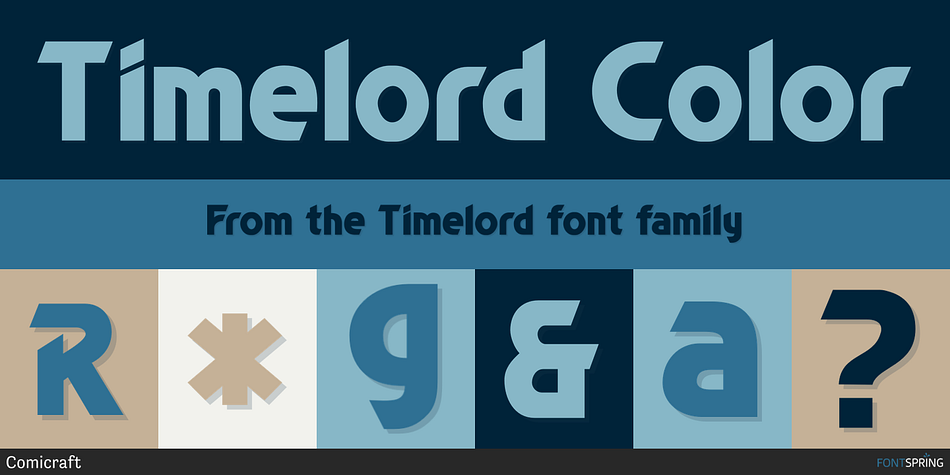 Timelord Color Font