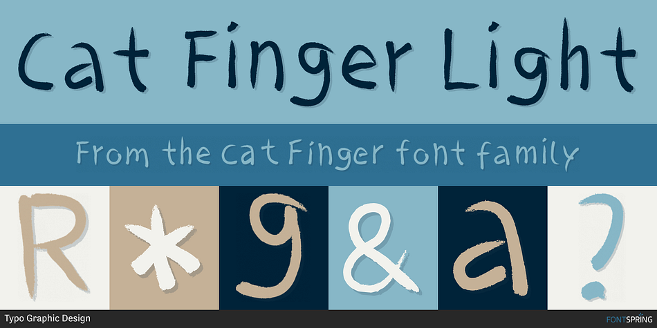 Cat Finger Font, Webfont & Desktop