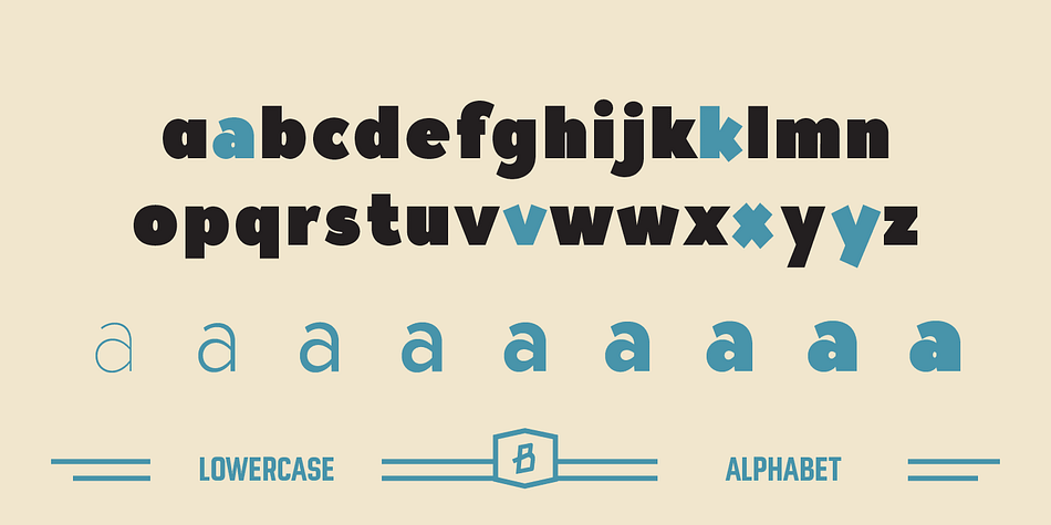 Tide Sans does the work for you by providing a ridiculously large stylistic alternates set, fine tuned small caps, and a whole beach of alternate (amper)sands to feel between your toes.