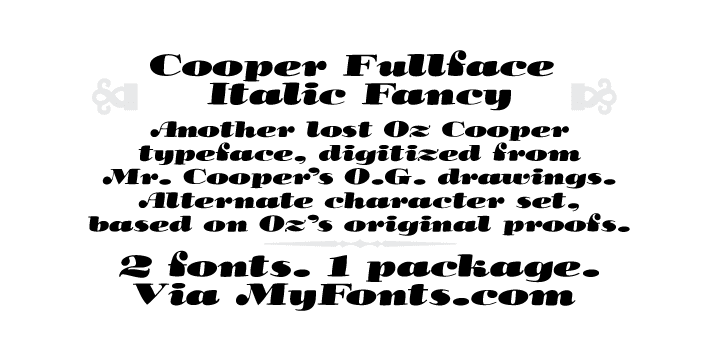 The Barnhart Brothers & Spindler foundry, for whom Cooper had designed a number of typefaces, saw the potential of the typeface as a big seller.