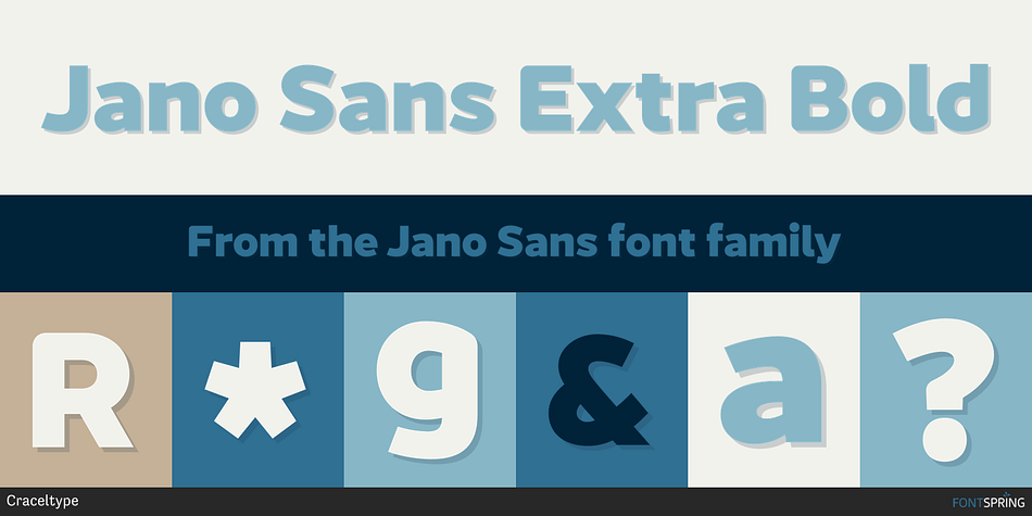 Jano Sans Extra Bold Font