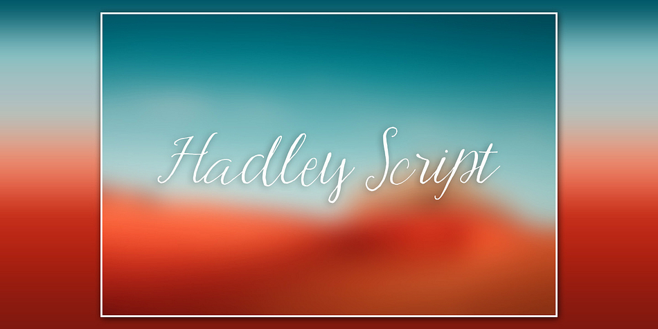 Hadley Script is a hand drawn italic script perfect for your client projects or the self proclaimed font-a-holic!