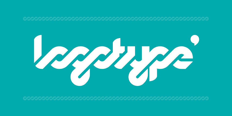 This is a typeface specially designed for logotypes, but can also be used in headlines, posters & signage.