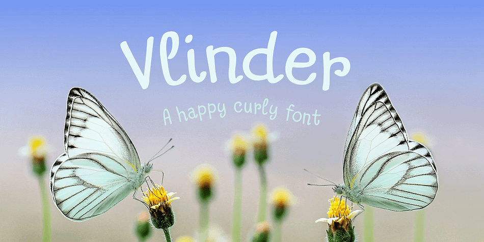 Vlinder means butterfly in Dutch.