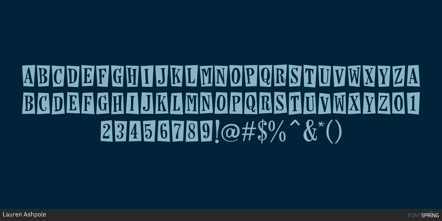 Fonts similar to Horseshoes