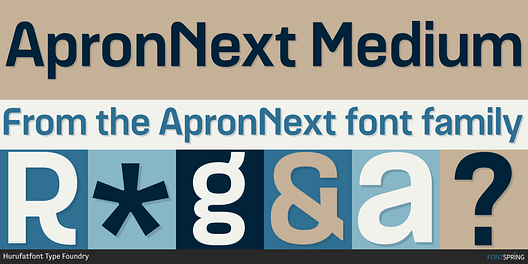 Fonts similar to ApronNext
