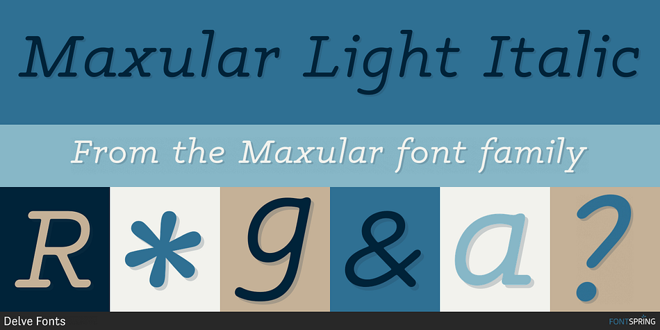 Maxular Light Pair Font